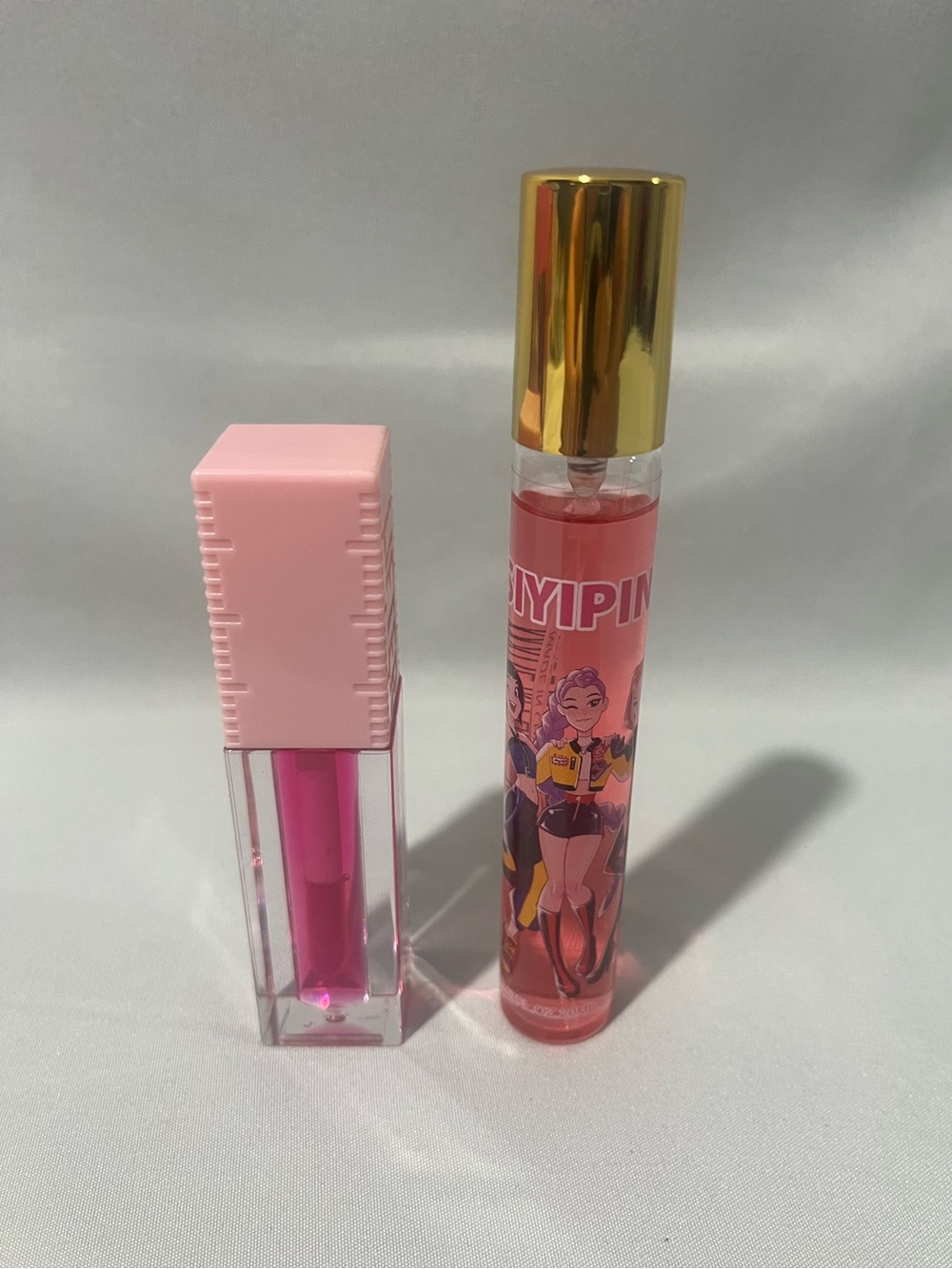 Pink Lip Gloss & K-pop Perfume